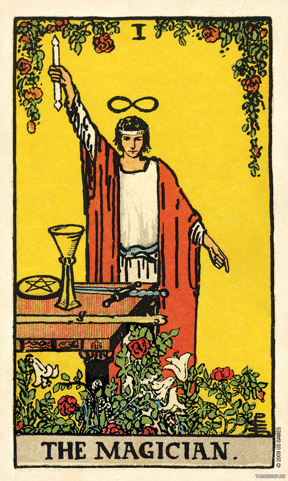 Карты-Таро-Smith-Waite-Deluxe-Tarot-Gilden-Deck-Book-Set-US-Games-Памела-Колман-Смит-Смит-Уэйт-Делюкс-3 Карты Таро «Smith-Waite Deluxe Tarot: Gilden Deck Book Set» US Games / Памела Колман Смит: Смит-Уэйт Делюкс