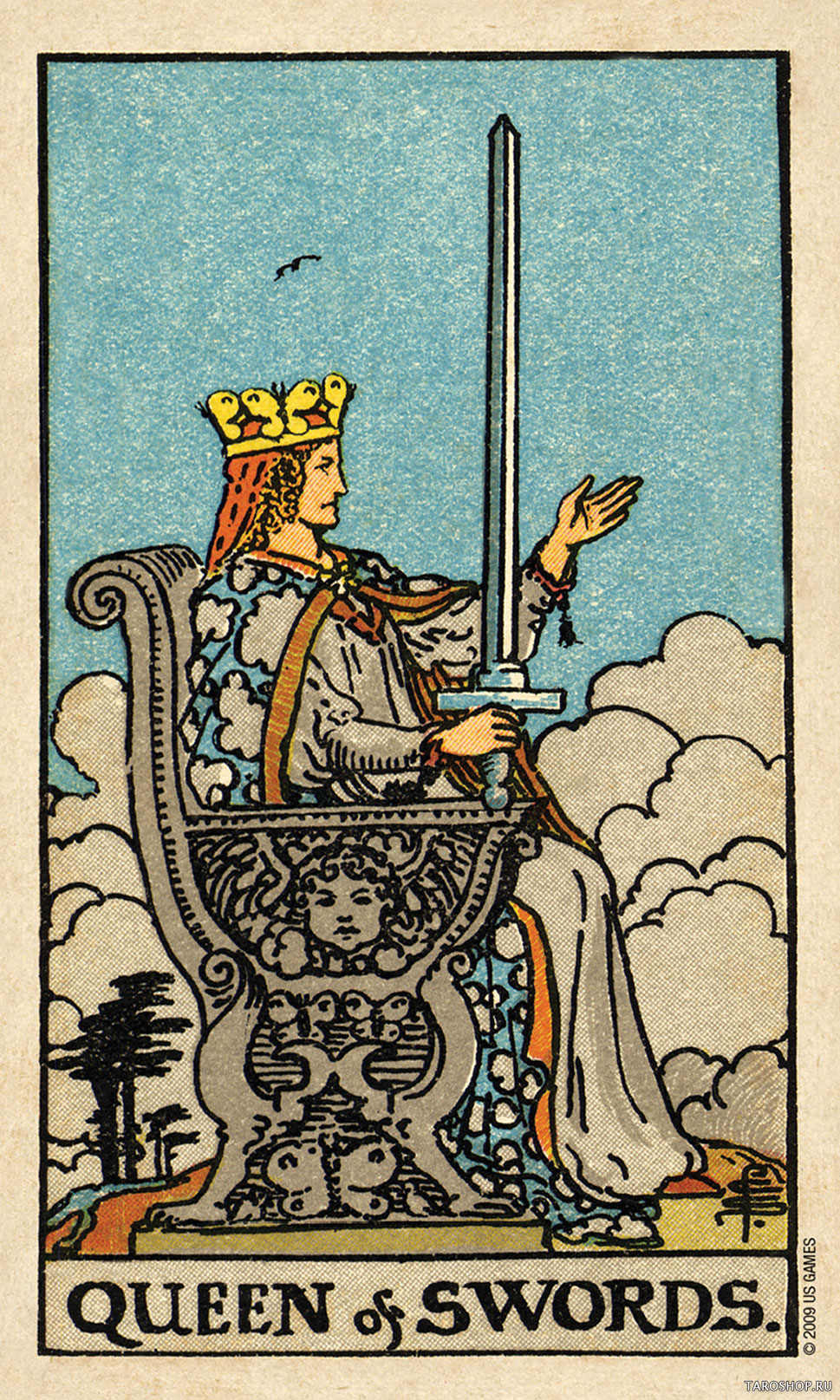 Карты-Таро-Smith-Waite-Deluxe-Tarot-Gilden-Deck-Book-Set-US-Games-Памела-Колман-Смит-Смит-Уэйт-Делюкс-5 Карты Таро «Smith-Waite Deluxe Tarot: Gilden Deck Book Set» US Games / Памела Колман Смит: Смит-Уэйт Делюкс
