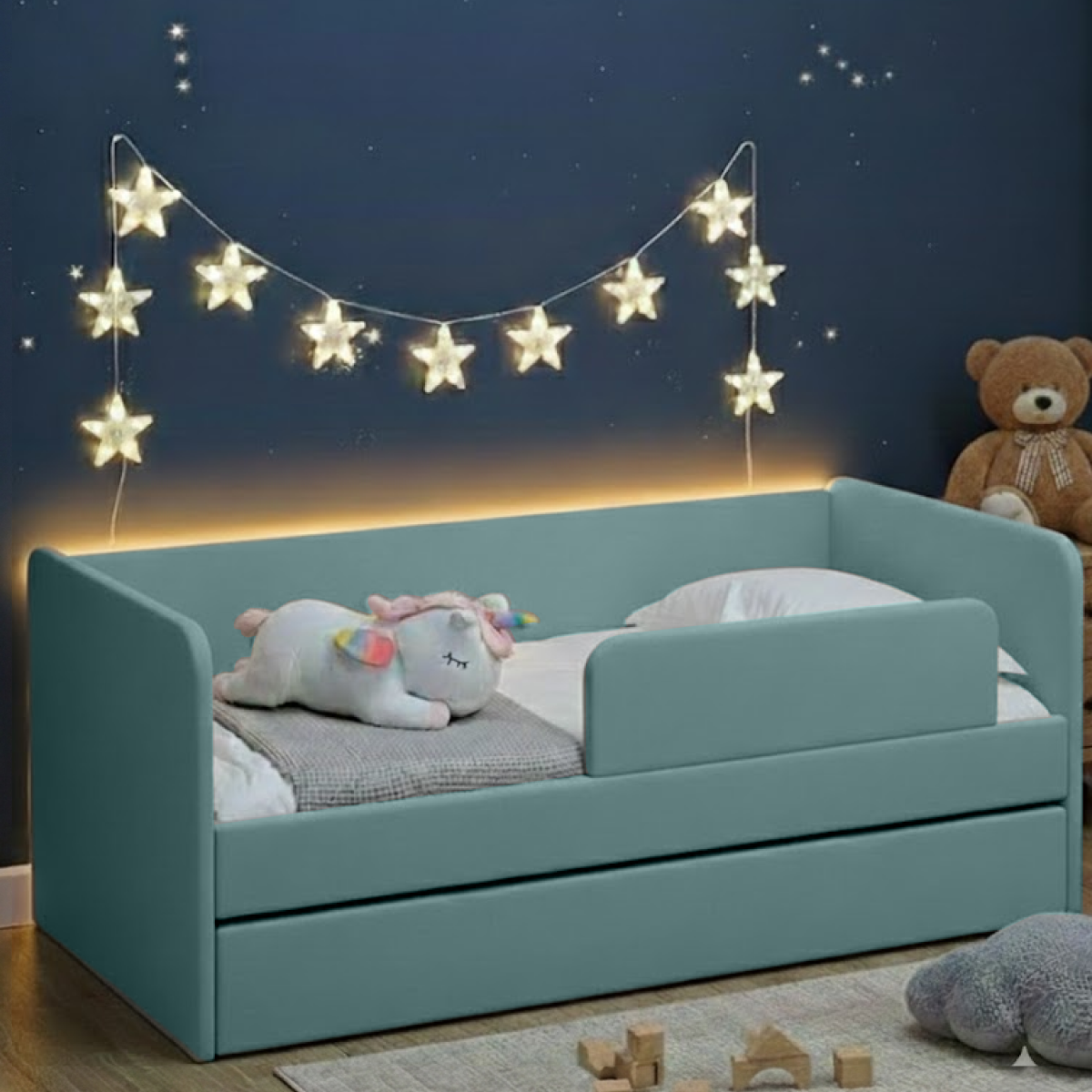 Romack Molly Romack Molly 180×80 мята бортик, ящик для белья